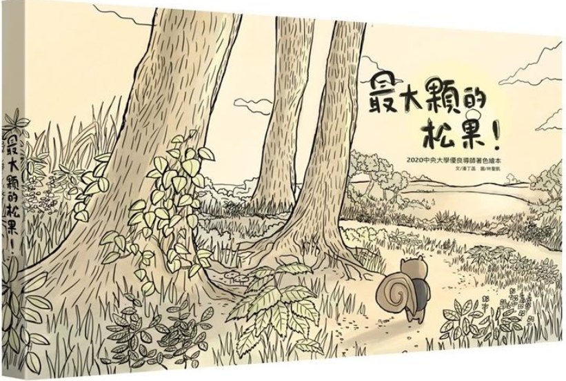 最大顆的松果！